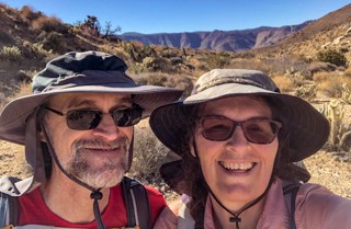 Karin & Franz in Rainbow Canyon