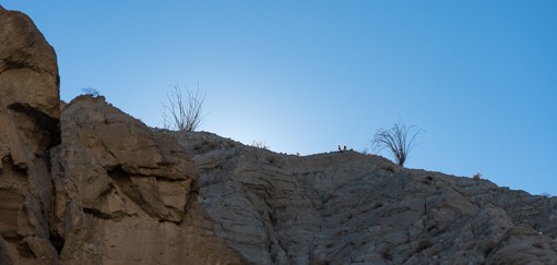 Top of Sandstone Canyon wall